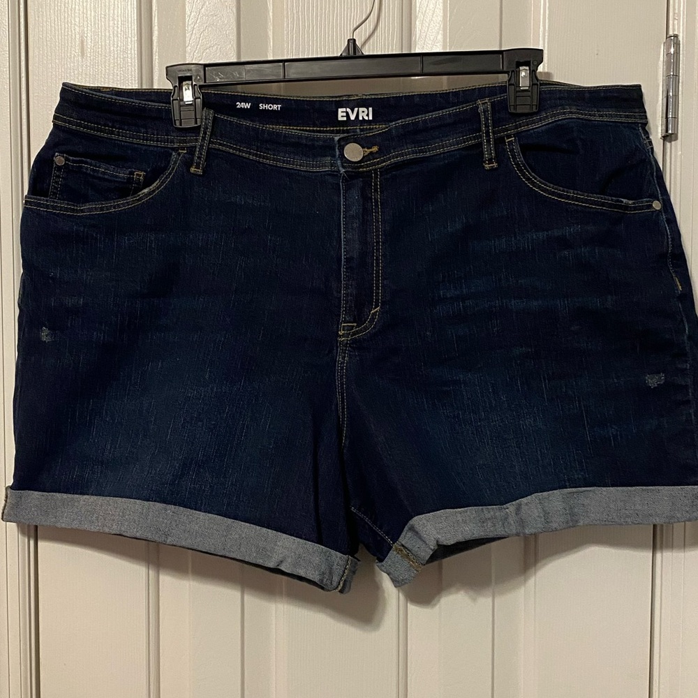 Mid-Rise Jean Shorts
